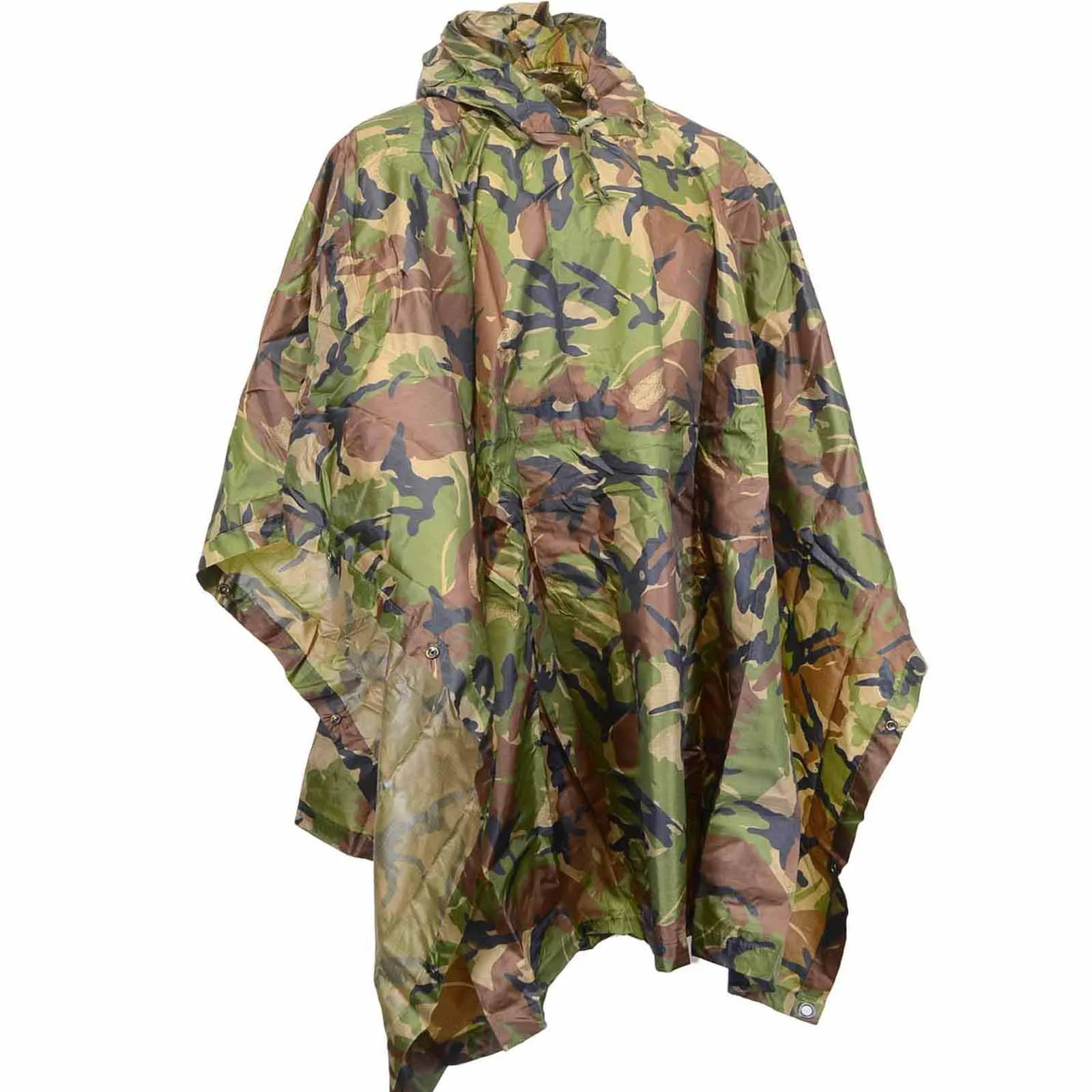 3 in 1 Waterproof Army Poncho DPM