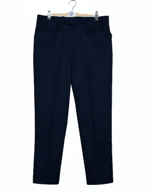 60s Style Navy Blue Chino Trouser