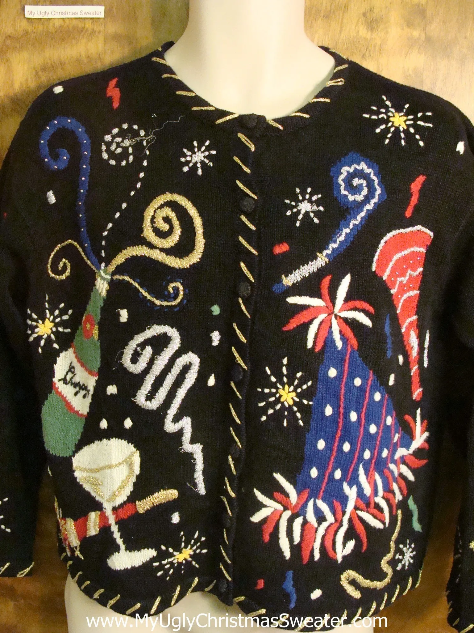 80s New Years and Christmas Sweater