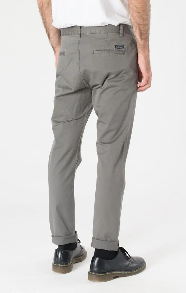 Afends Mens Chino Pants - Charcoal - Slim Fit Chino