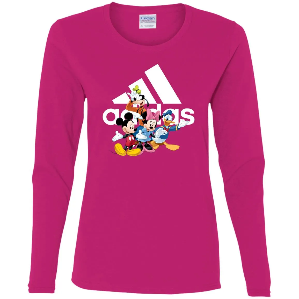 Aidas Mickey Mouse And Friends Disney T-shirt Women Long Sleeve Shirt