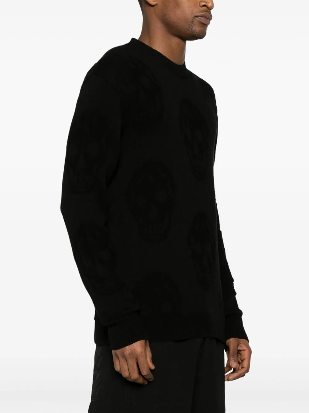 ALEXANDER MCQUEEN Men's 2024 Black Sweater - 24SS Collection