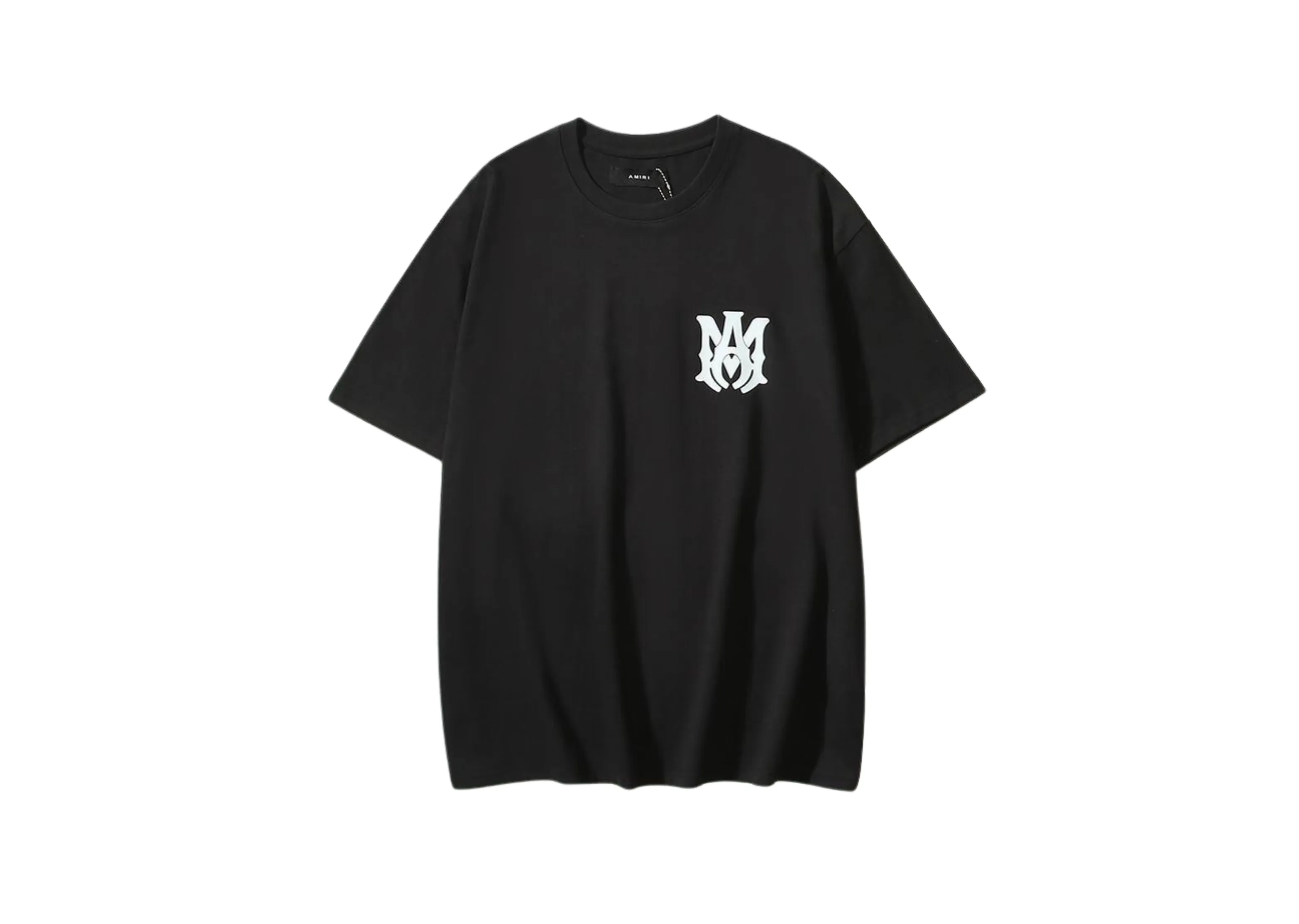 Amiri - Printed Front And Back Logo Black T-Shirt