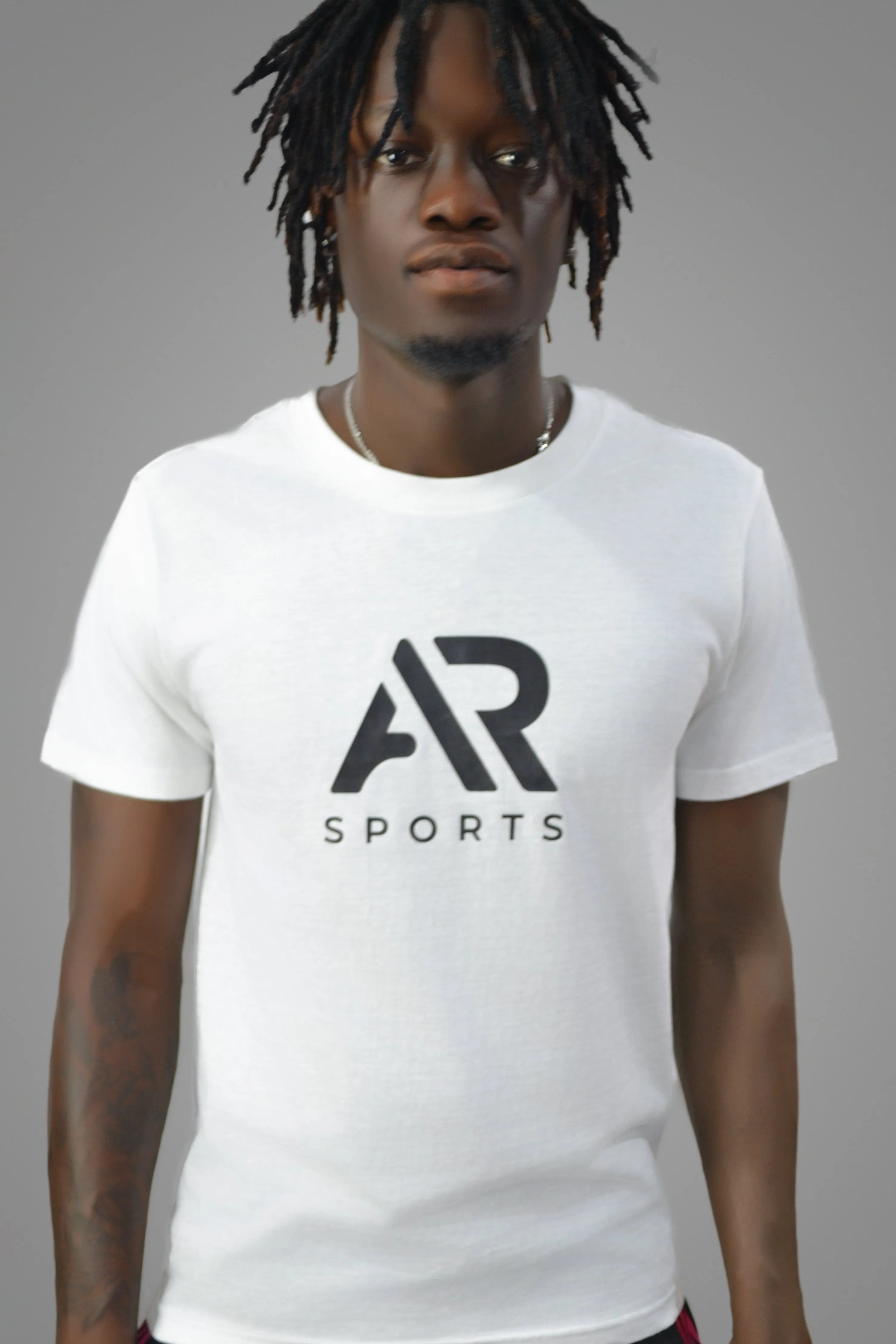 AR Sportswear Men's Front Logo Tee Shirt