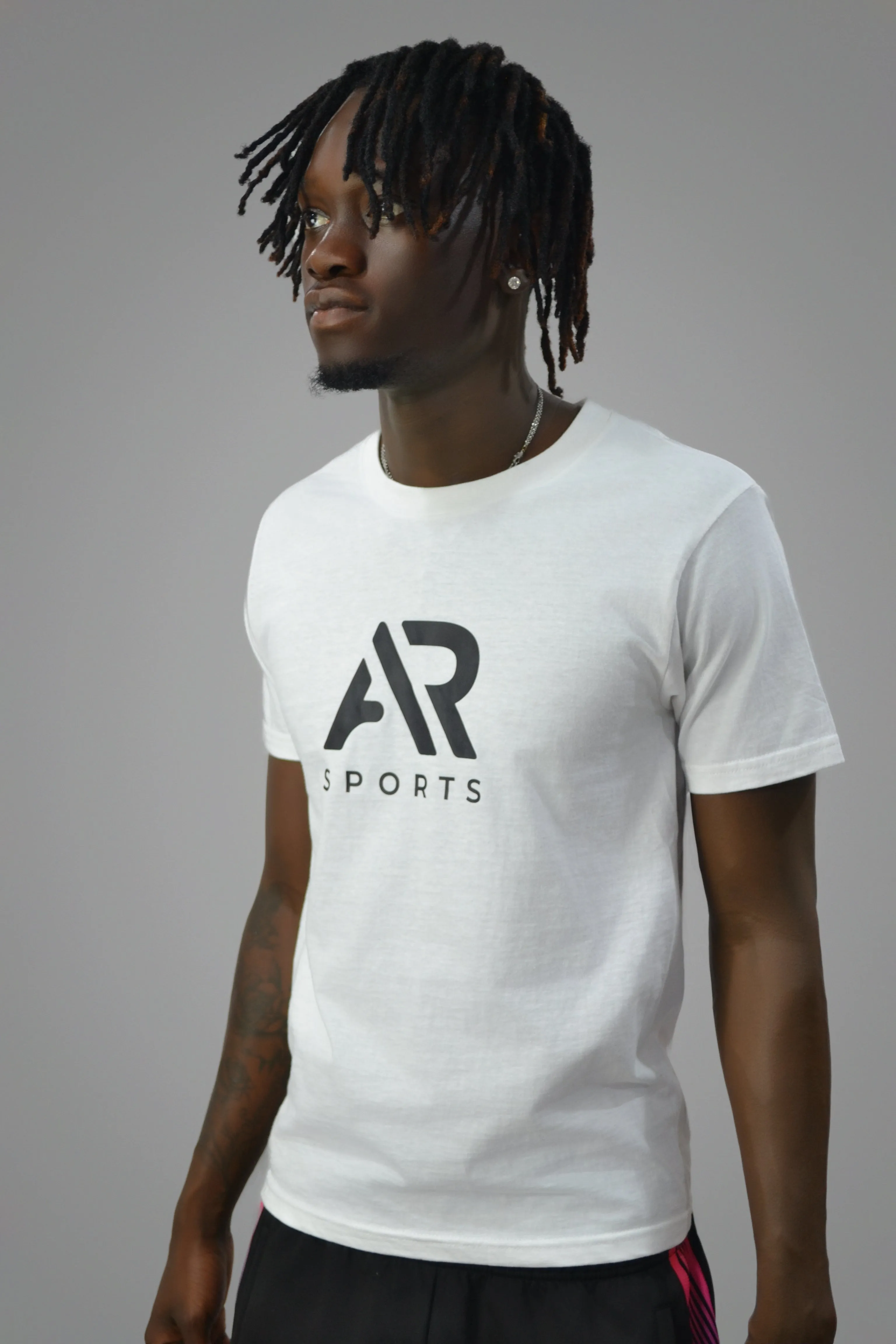 AR Sportswear Men's Front Logo Tee Shirt