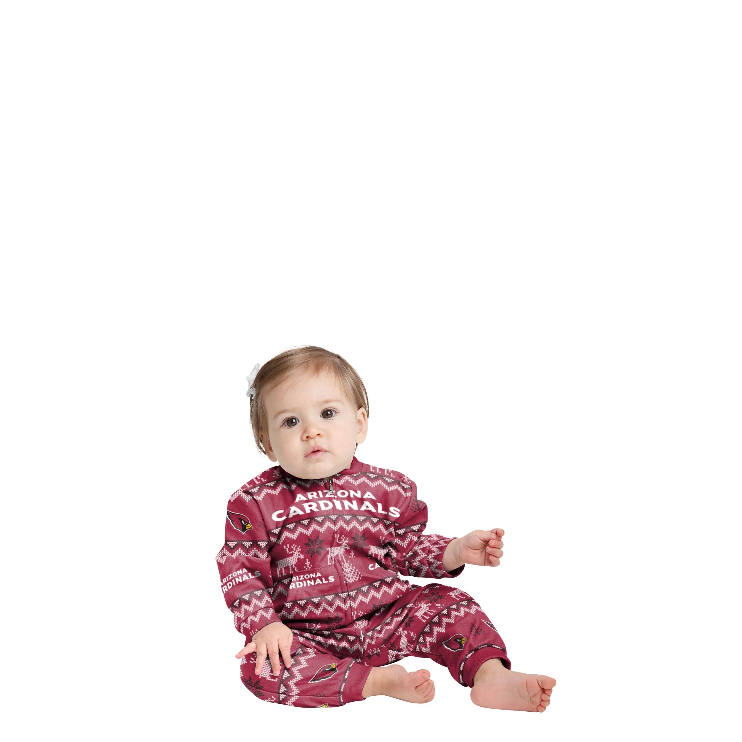 Arizona Cardinals NFL Ugly Pattern Family Holiday Pajamas