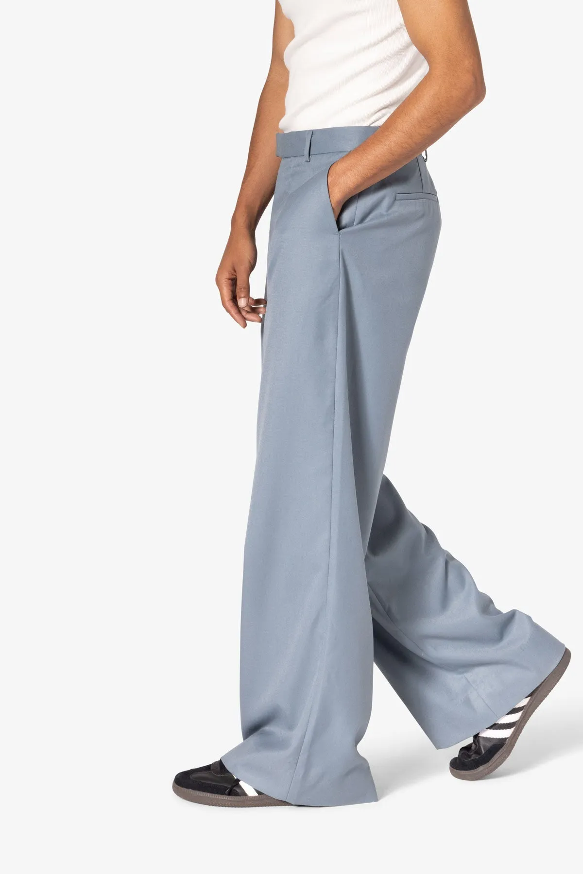 Baggy Suit Pants - Teal