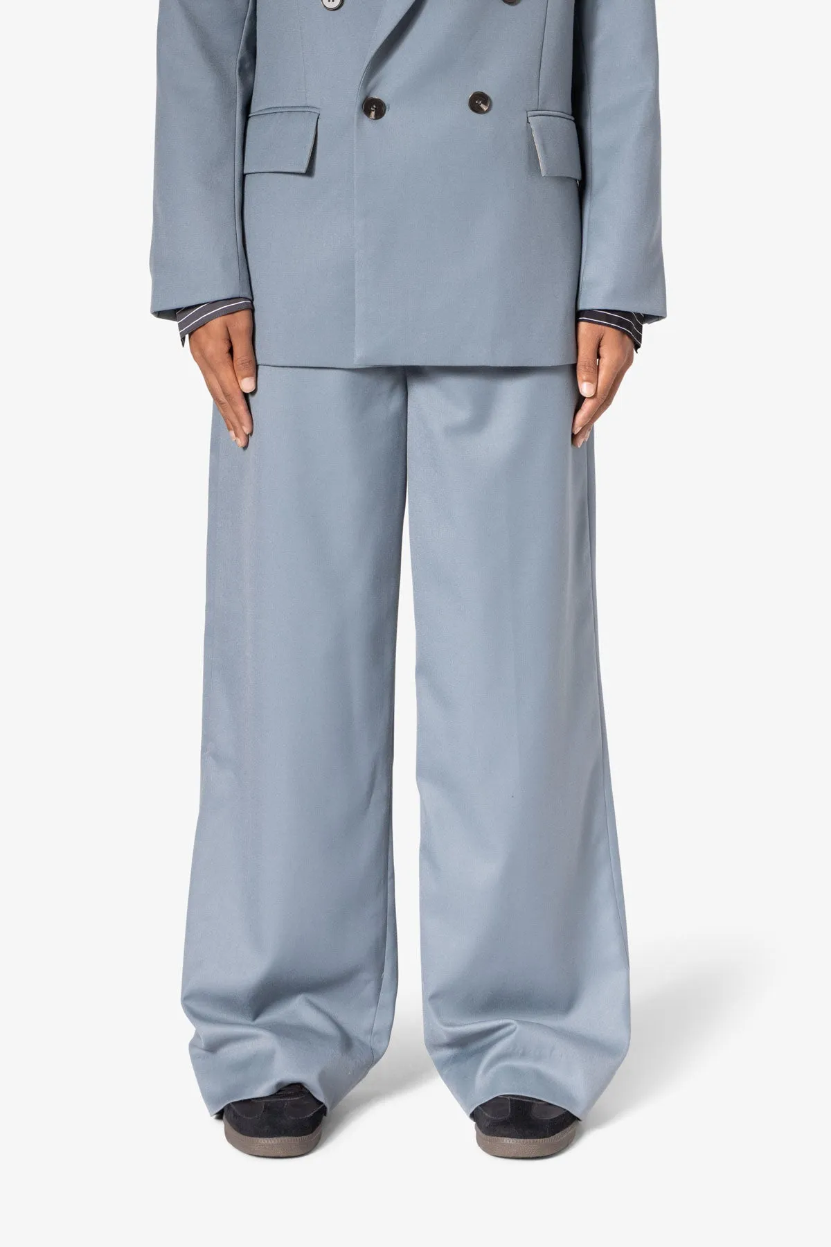 Baggy Suit Pants - Teal