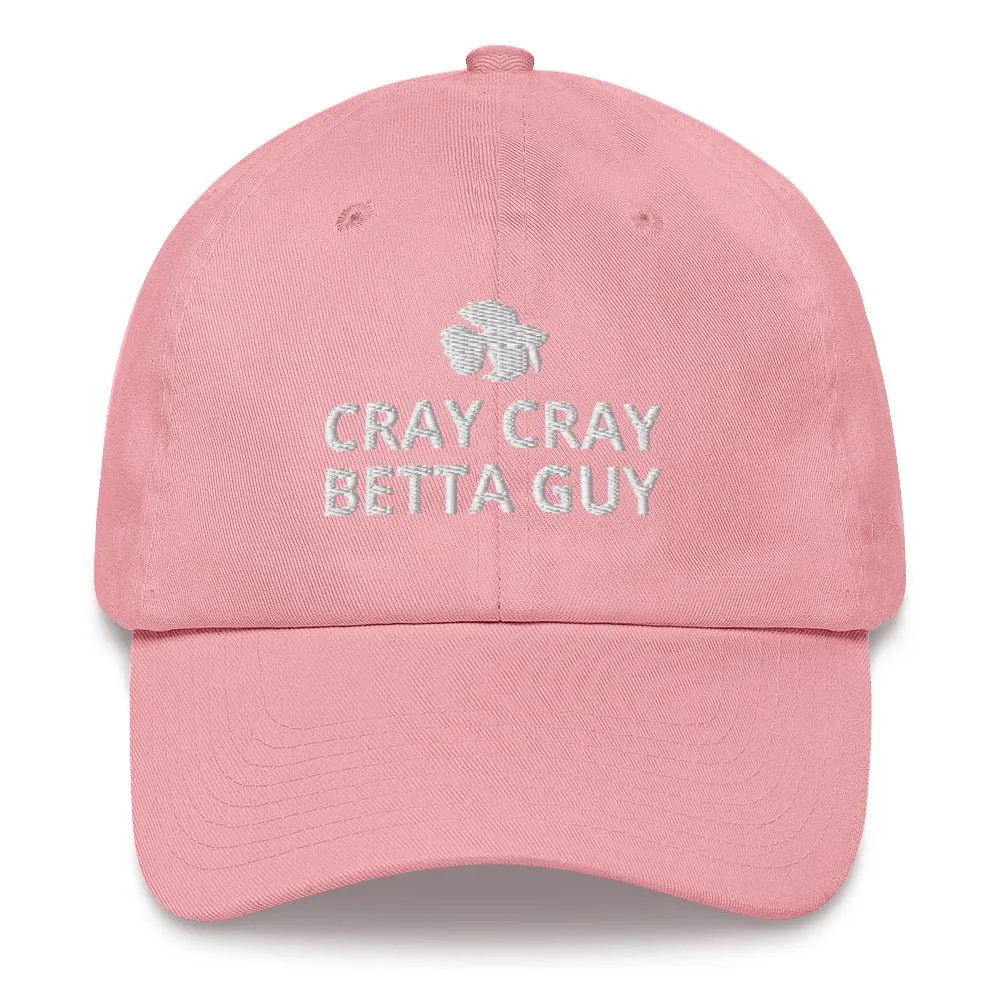 Betta Hat | Cray Cray Betta Guy | Perfect gift for the Betta Fish lover! | Multiple Hat Colors Available