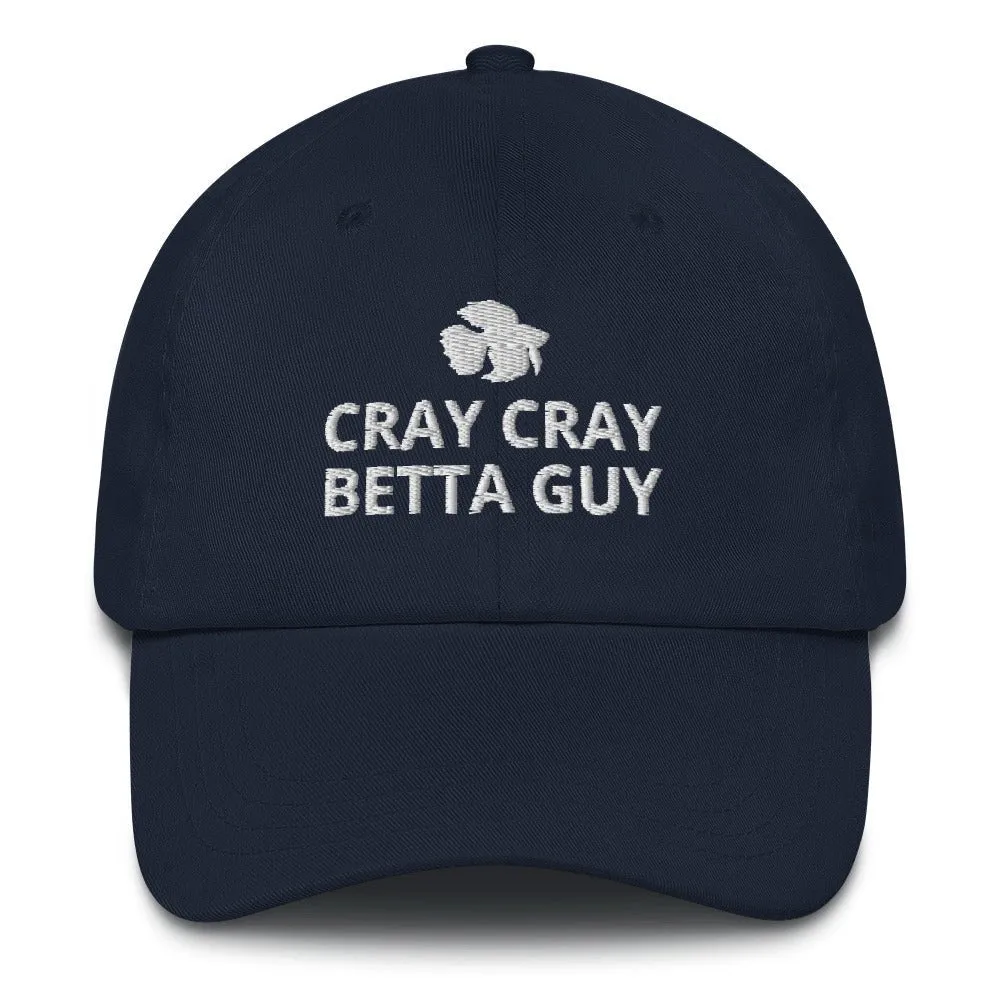 Betta Hat | Cray Cray Betta Guy | Perfect gift for the Betta Fish lover! | Multiple Hat Colors Available