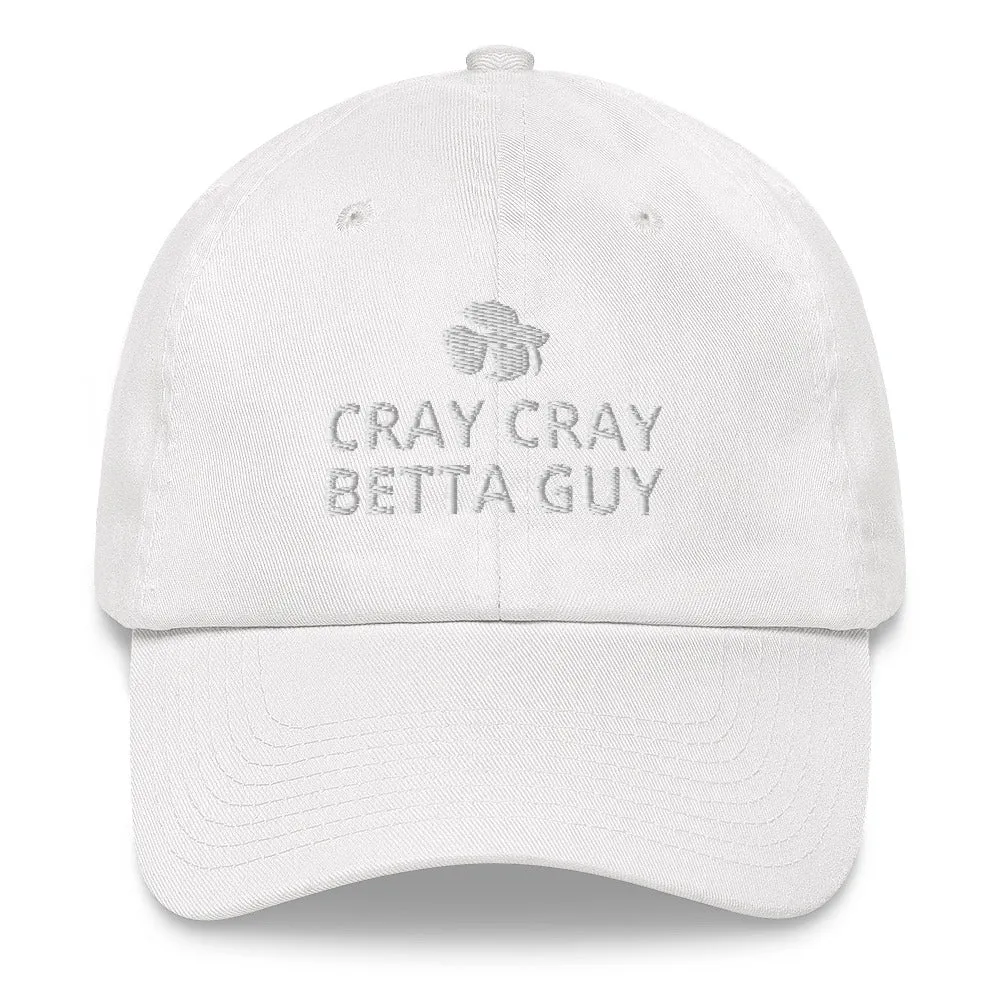 Betta Hat | Cray Cray Betta Guy | Perfect gift for the Betta Fish lover! | Multiple Hat Colors Available