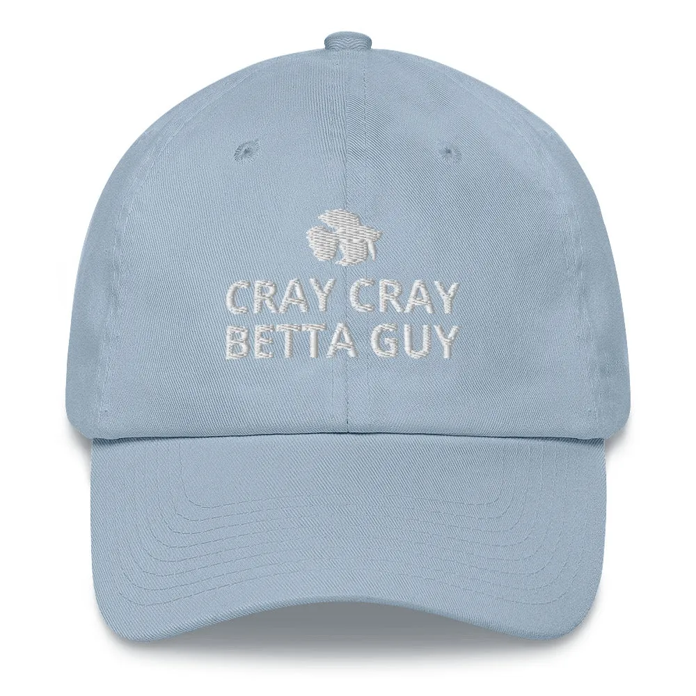 Betta Hat | Cray Cray Betta Guy | Perfect gift for the Betta Fish lover! | Multiple Hat Colors Available