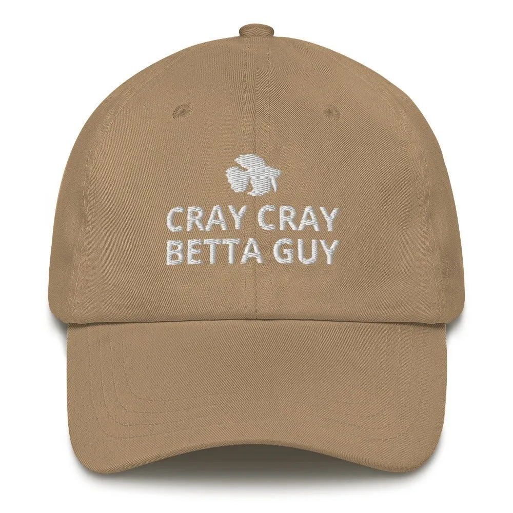 Betta Hat | Cray Cray Betta Guy | Perfect gift for the Betta Fish lover! | Multiple Hat Colors Available