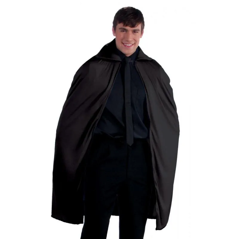 Black Basic Cape 114cm - Adult