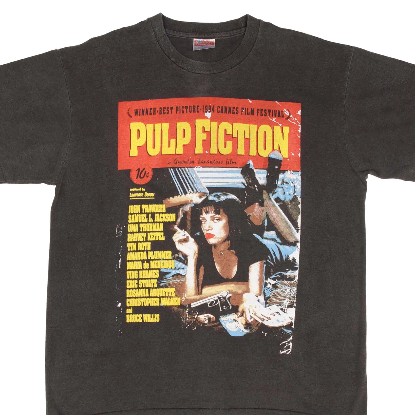 BOOTLEG PULP FICTION TARANTINO TEE SHIRT SIZE XL SINGLE STITCH