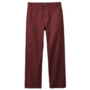 Brixton Choice Chino Relaxed Pant Mahogany