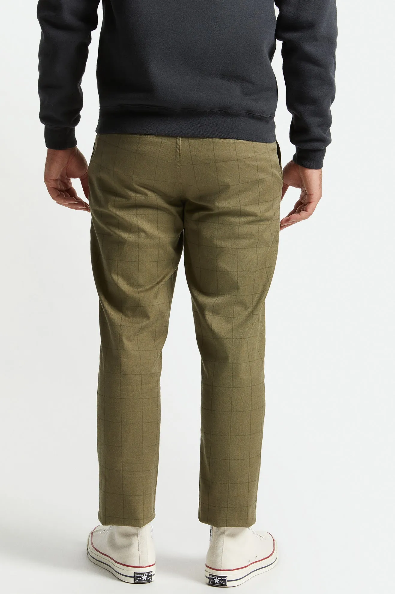 Choice Chino Pant - Olive Plaid