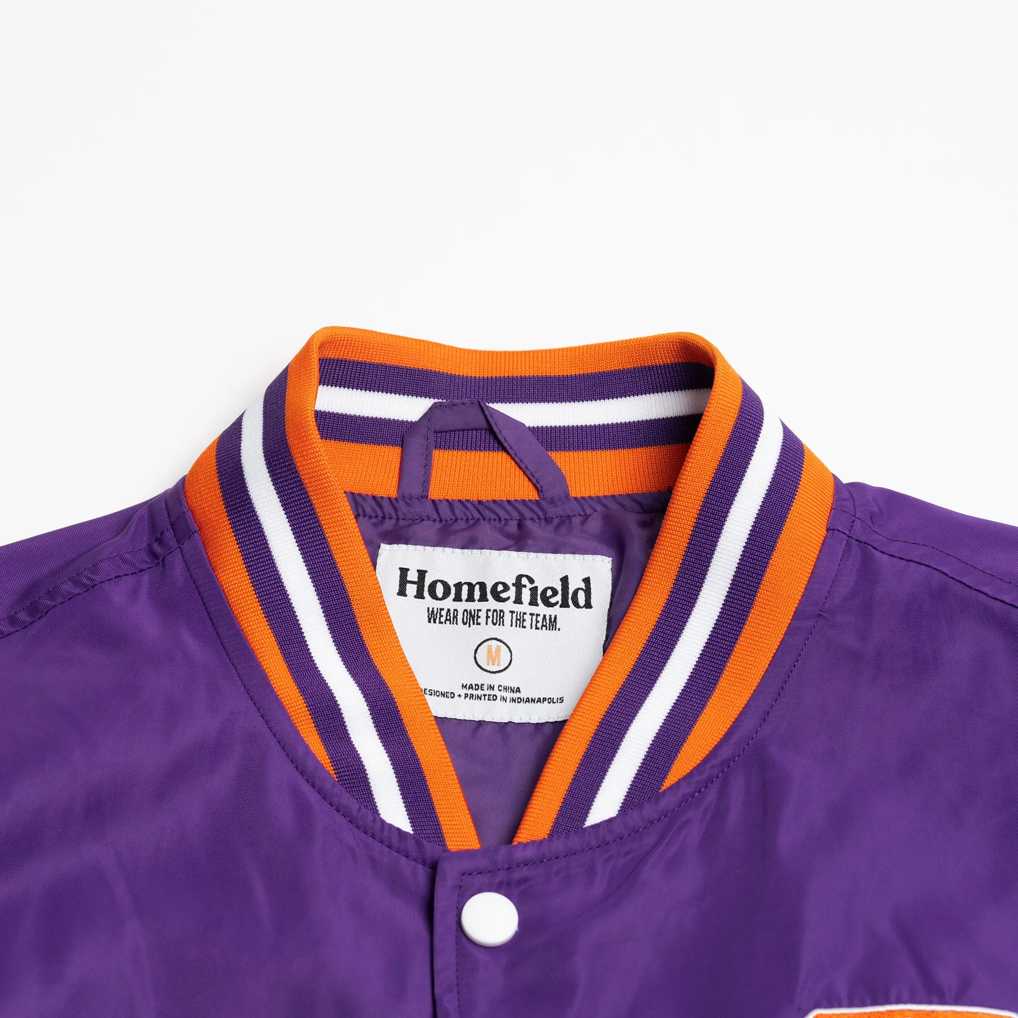 Clemson Tigers Vintage-Inspired Bomber Jacket