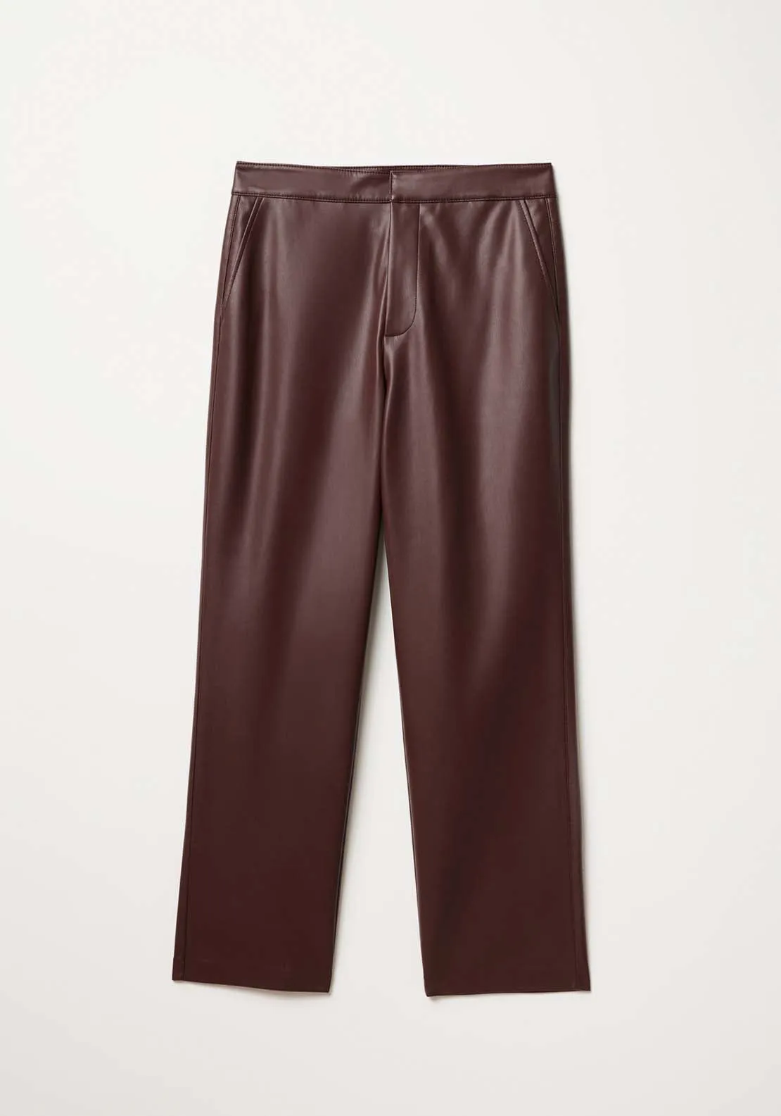 Coloured Chino Trousers - Burgundy