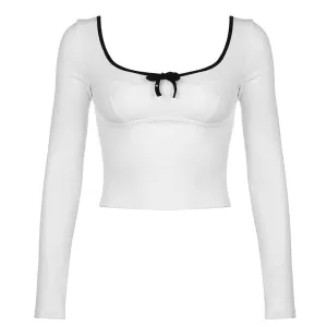 Coquette Aesthetic Long Sleeve Top