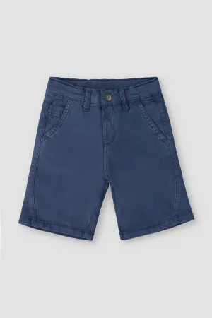 Cotton Short For Baby Boy - Navy