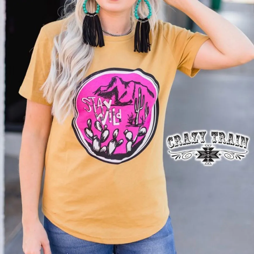 Crazy Train Stay Wild TShirt