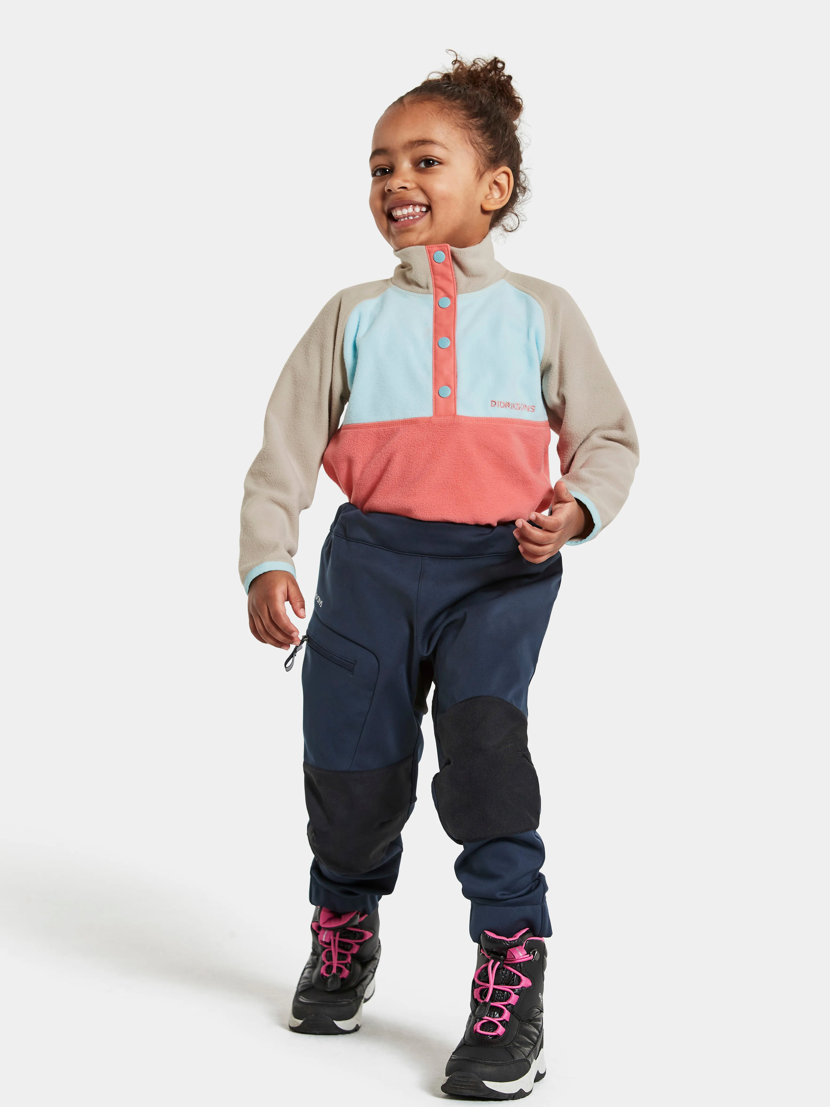 Didriksons Kids&#x27; Lövet Pants 6 Navy | Buy Didriksons Kids&#x27; Lövet Pants 6 Navy here | Outnorth