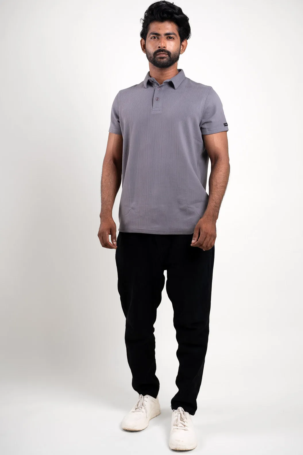 Elito Gray Polo Tshirt -  CloudSoft Polo  For Men