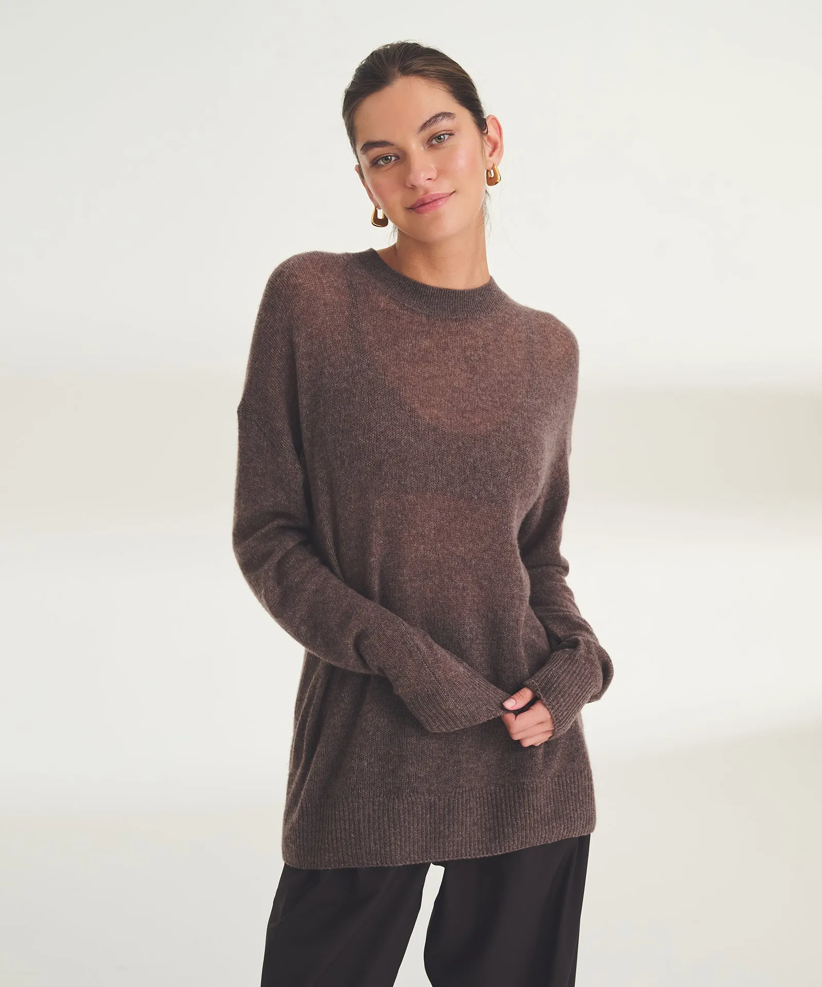 Featherweight Cashmere Crewneck Sweater