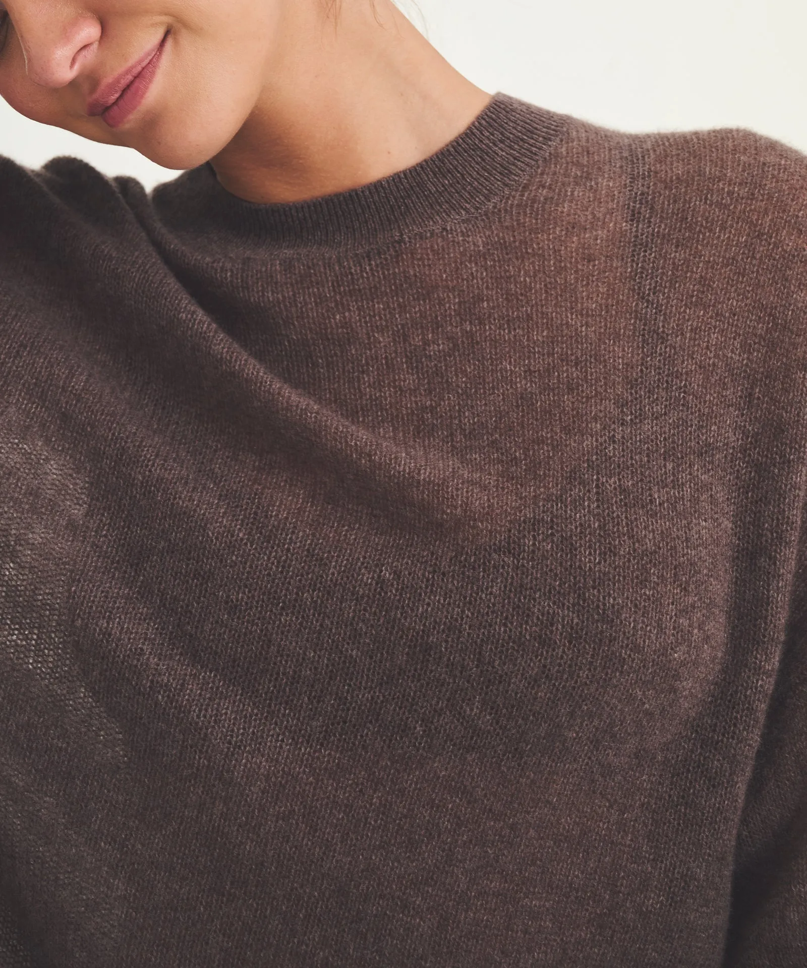 Featherweight Cashmere Crewneck Sweater