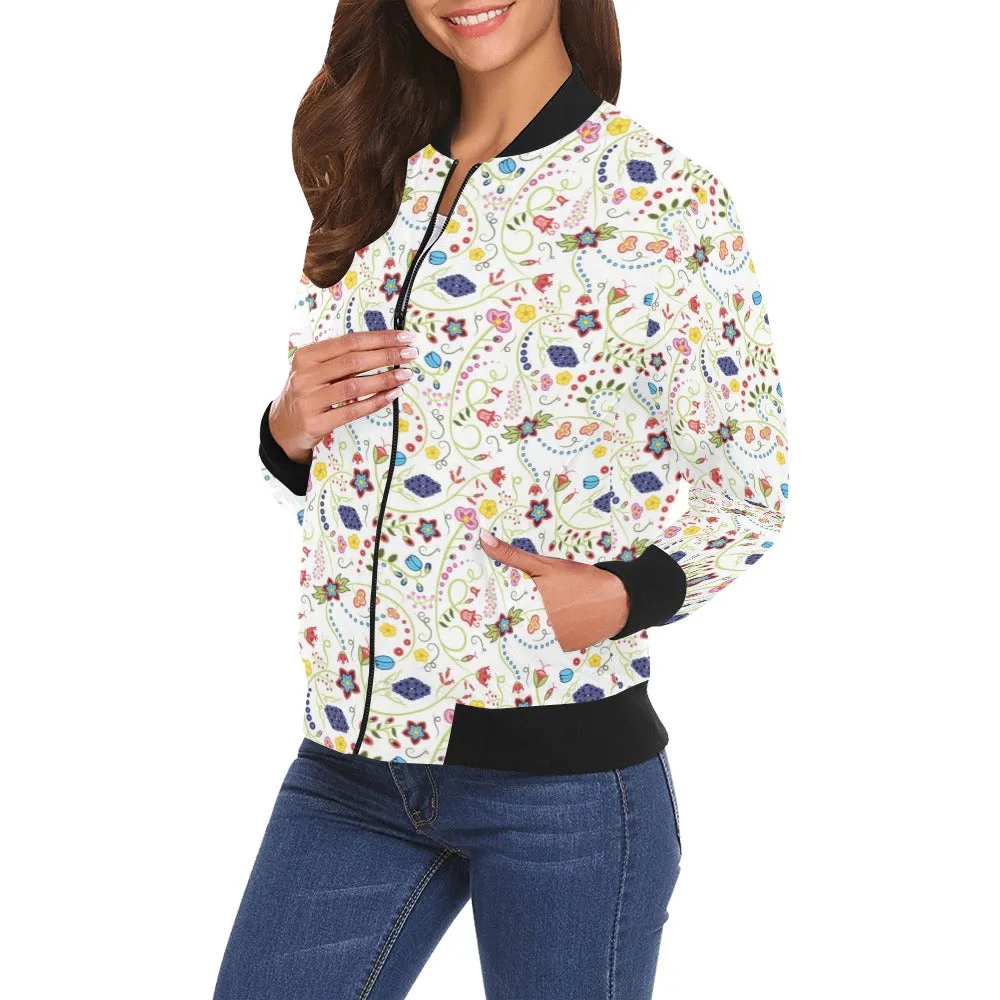 Fresh Fleur Bomber Jacket for Women