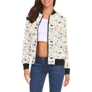 Fresh Fleur Bomber Jacket for Women