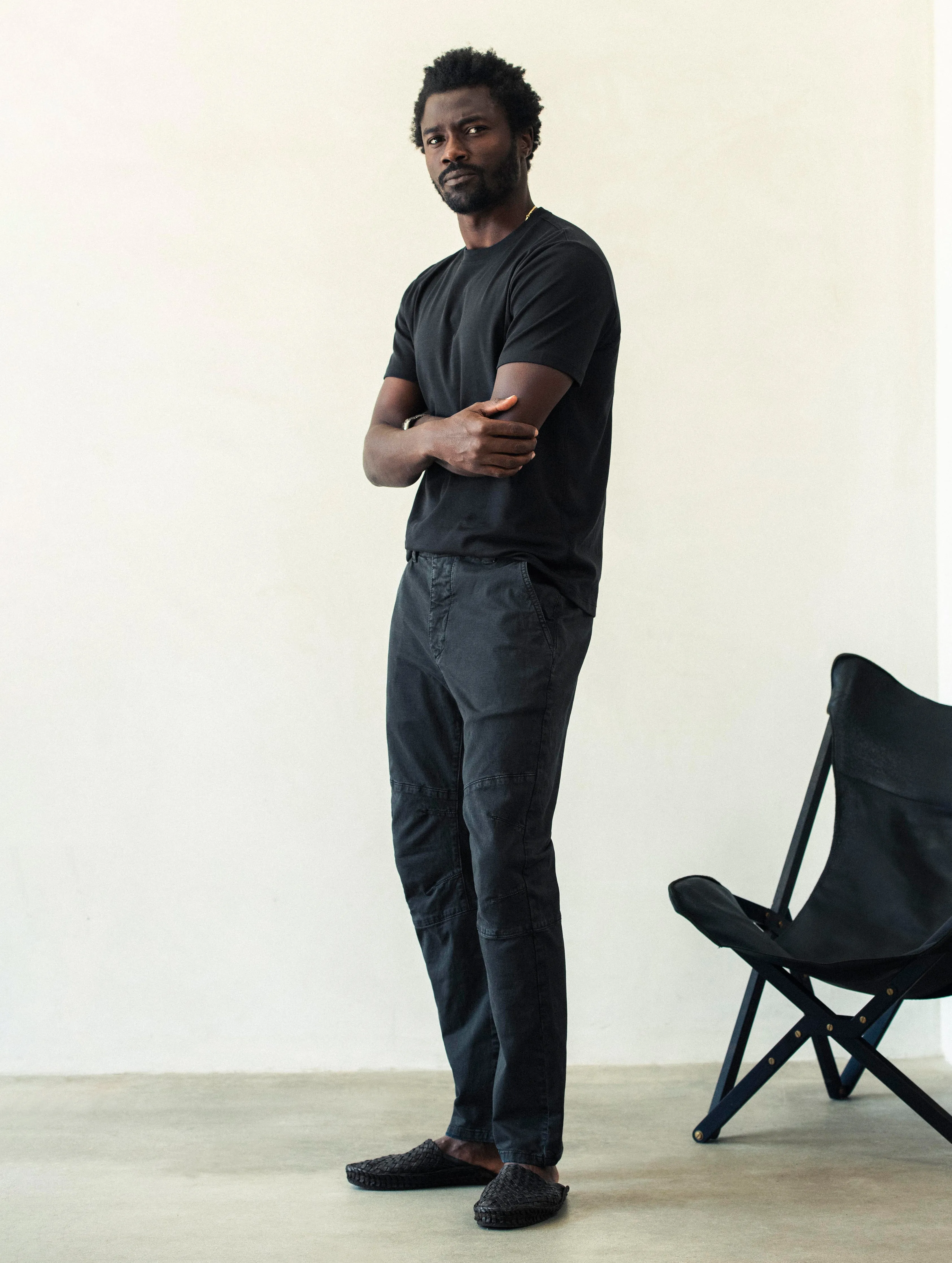 Gabriel Articulated Chino Stretch - Tarmac Black