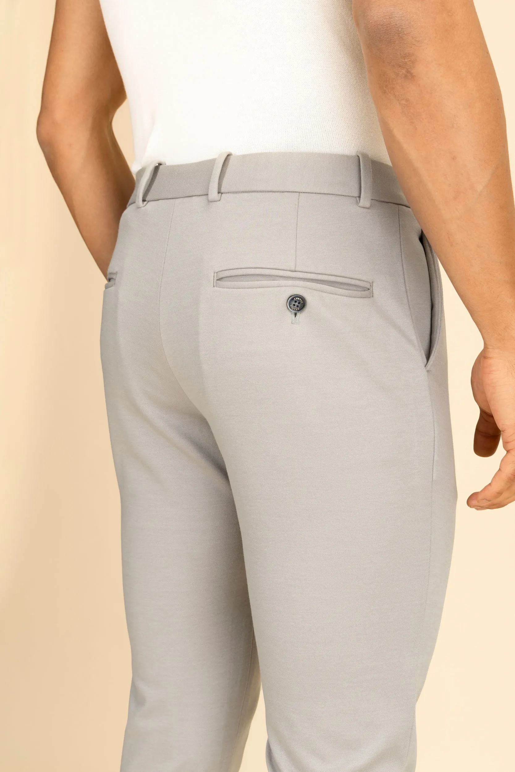 Grey 4 Way Stretch Port Pants