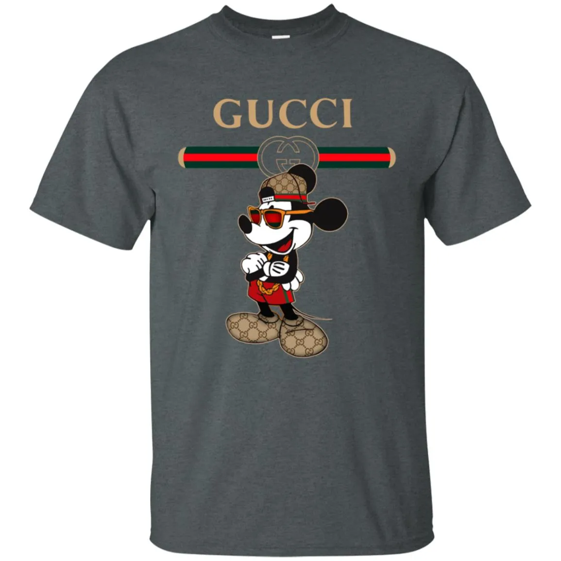 Gucci Mickey New Trending T-shirt Men Cotton T-Shirt