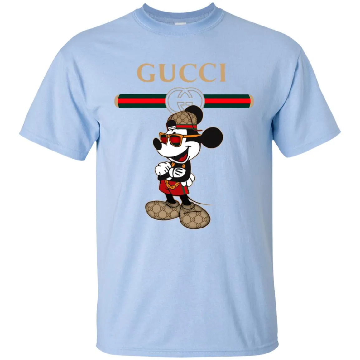 Gucci Mickey New Trending T-shirt Men Cotton T-Shirt