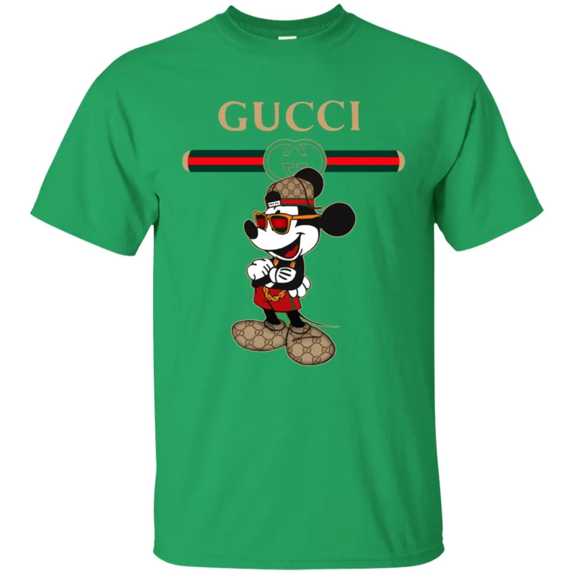 Gucci Mickey New Trending T-shirt Men Cotton T-Shirt