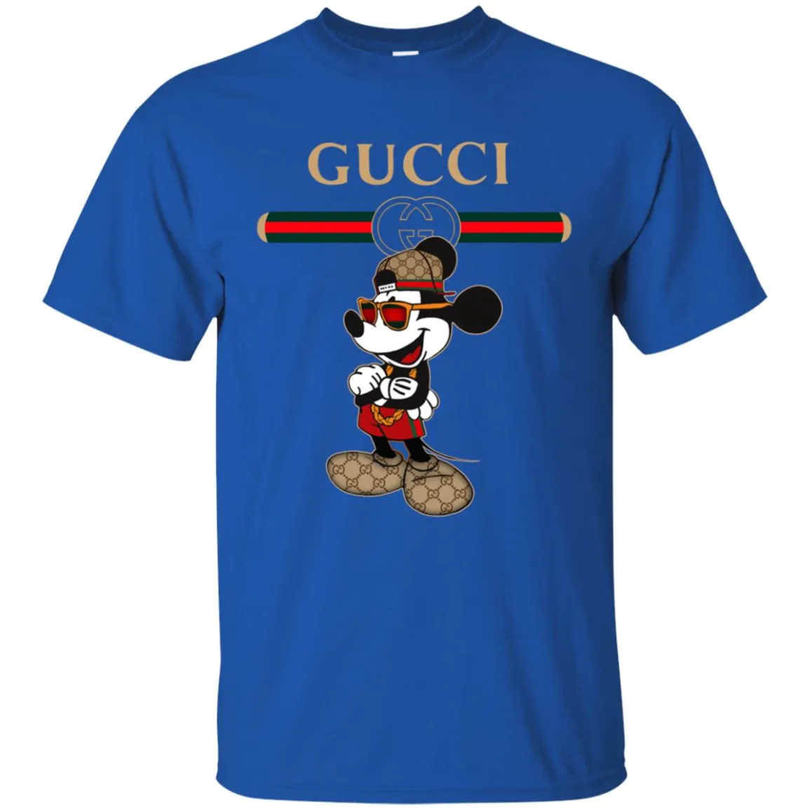 Gucci Mickey New Trending T-shirt Men Cotton T-Shirt