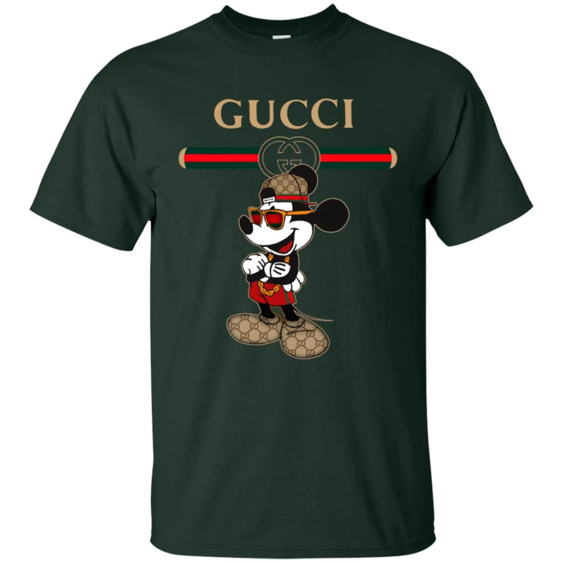 Gucci Mickey New Trending T-shirt Men Cotton T-Shirt