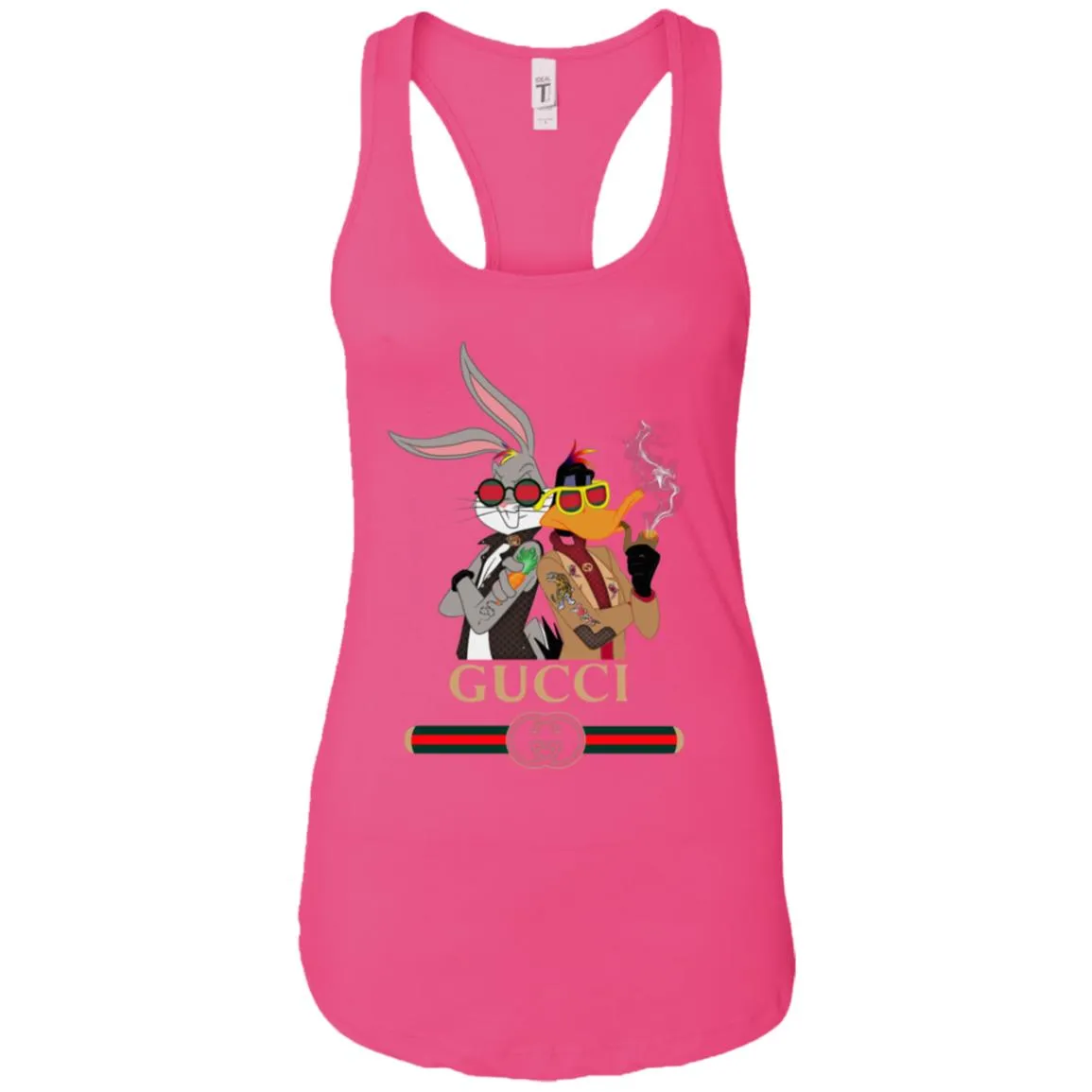 Gucci Trending T-shirt Rabbit And Donald T-shirt Women Tank Top