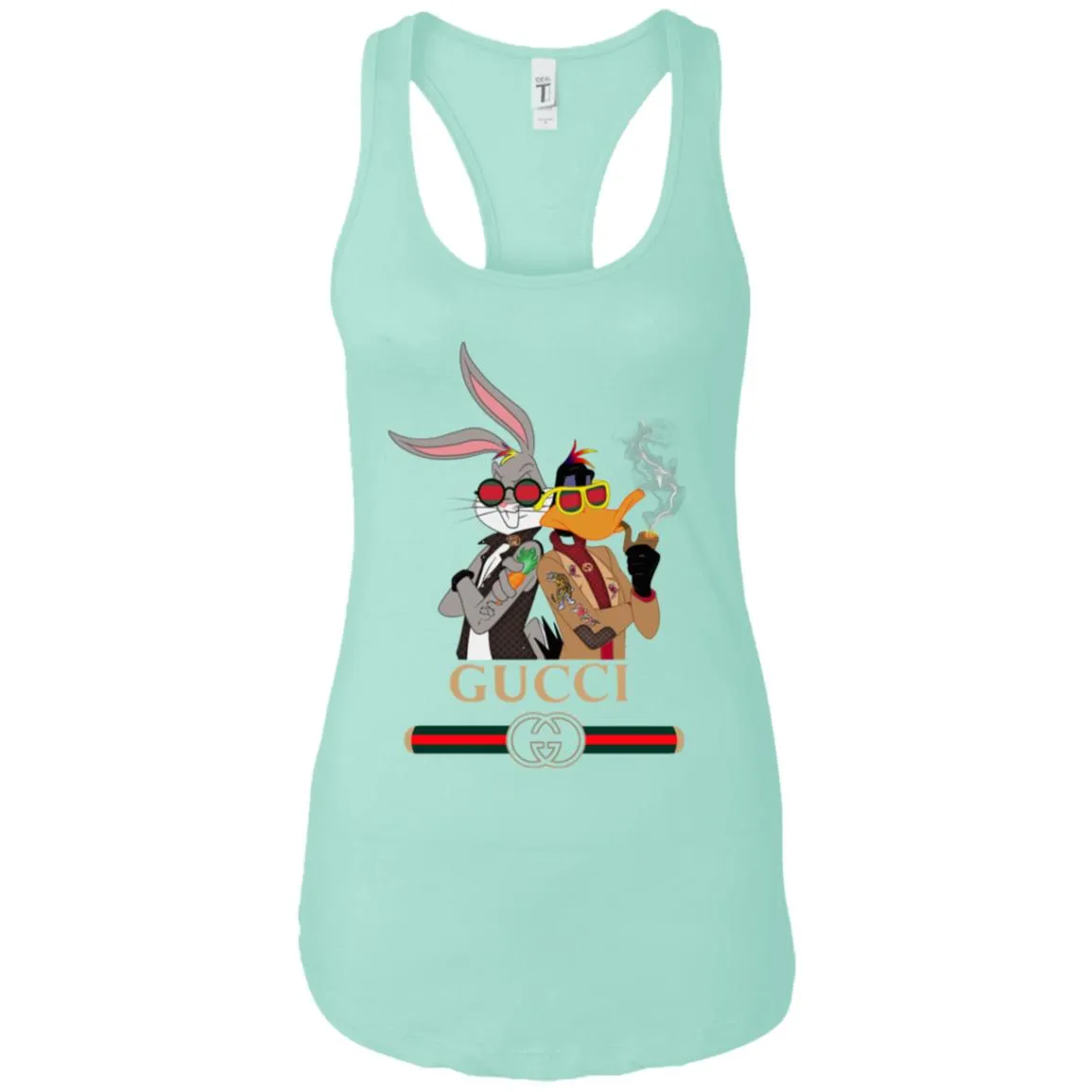 Gucci Trending T-shirt Rabbit And Donald T-shirt Women Tank Top