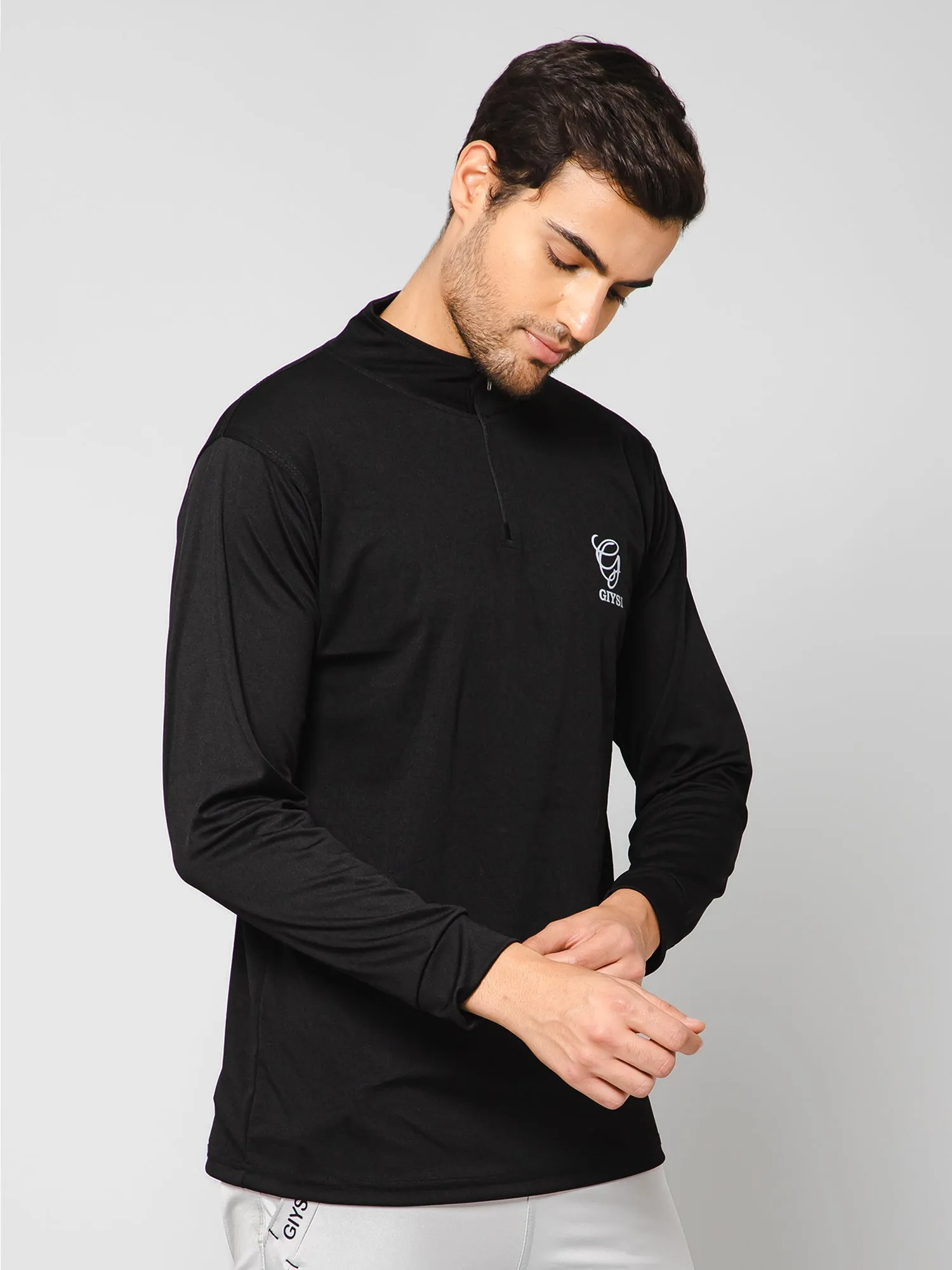 High Neck Sports Full Sleeves T-shirt