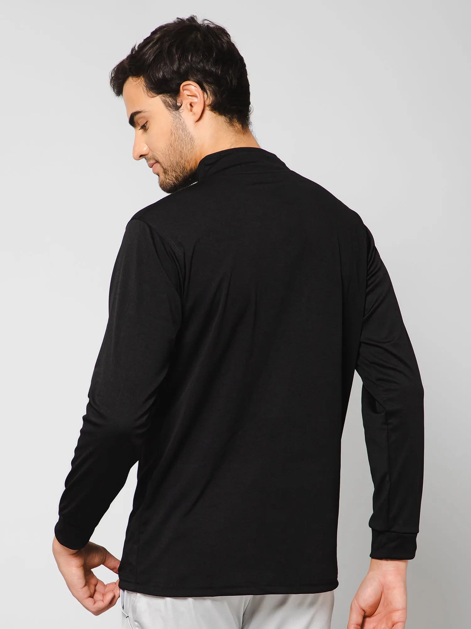 High Neck Sports Full Sleeves T-shirt