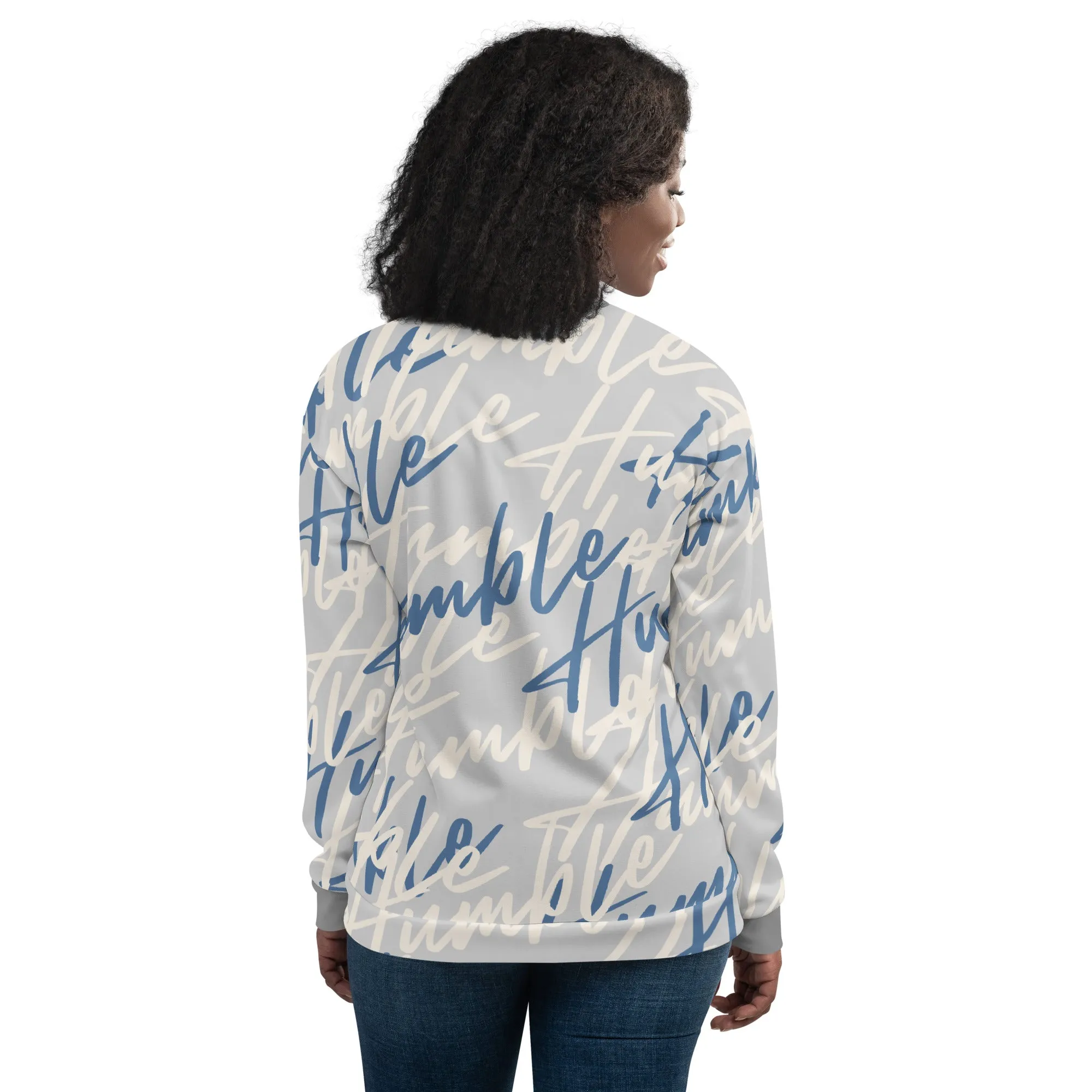 Humble Sportswear™ Women's Urban Silver Bomber Jacket