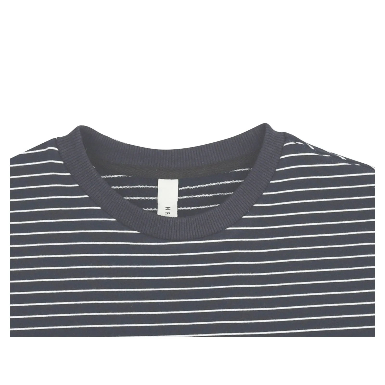 Japanese Striped Round Neck Pullover Unisex T-shirt