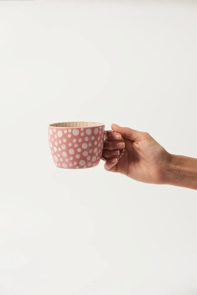 Jones & Co: Chino Mug Pink Dot