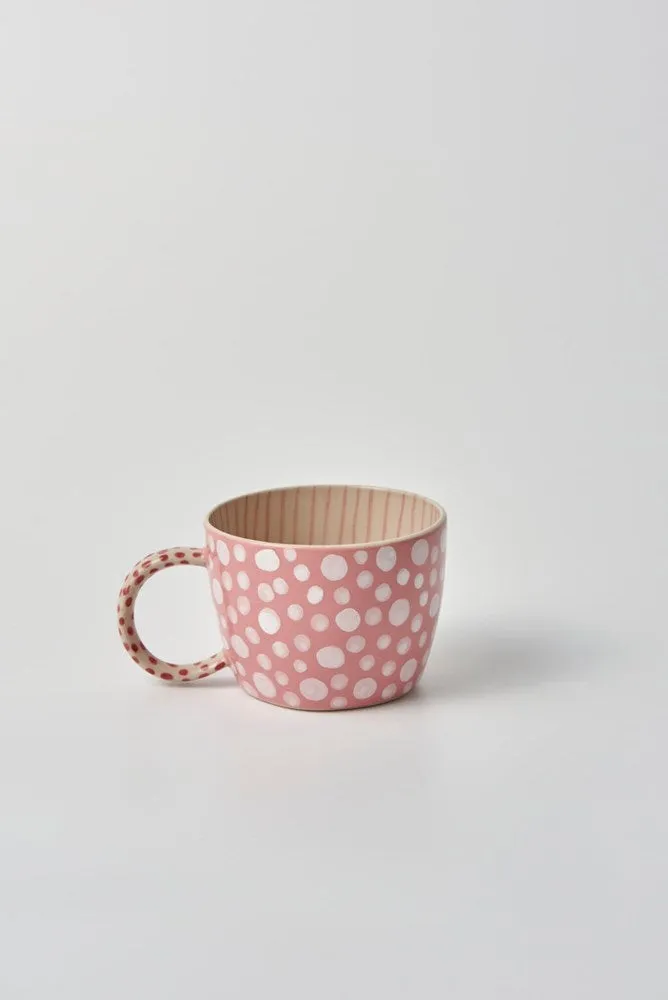 Jones & Co: Chino Mug Pink Dot