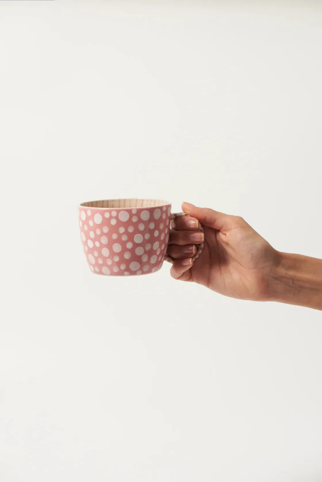 JONES & CO - CHINO MUG PINK DOT