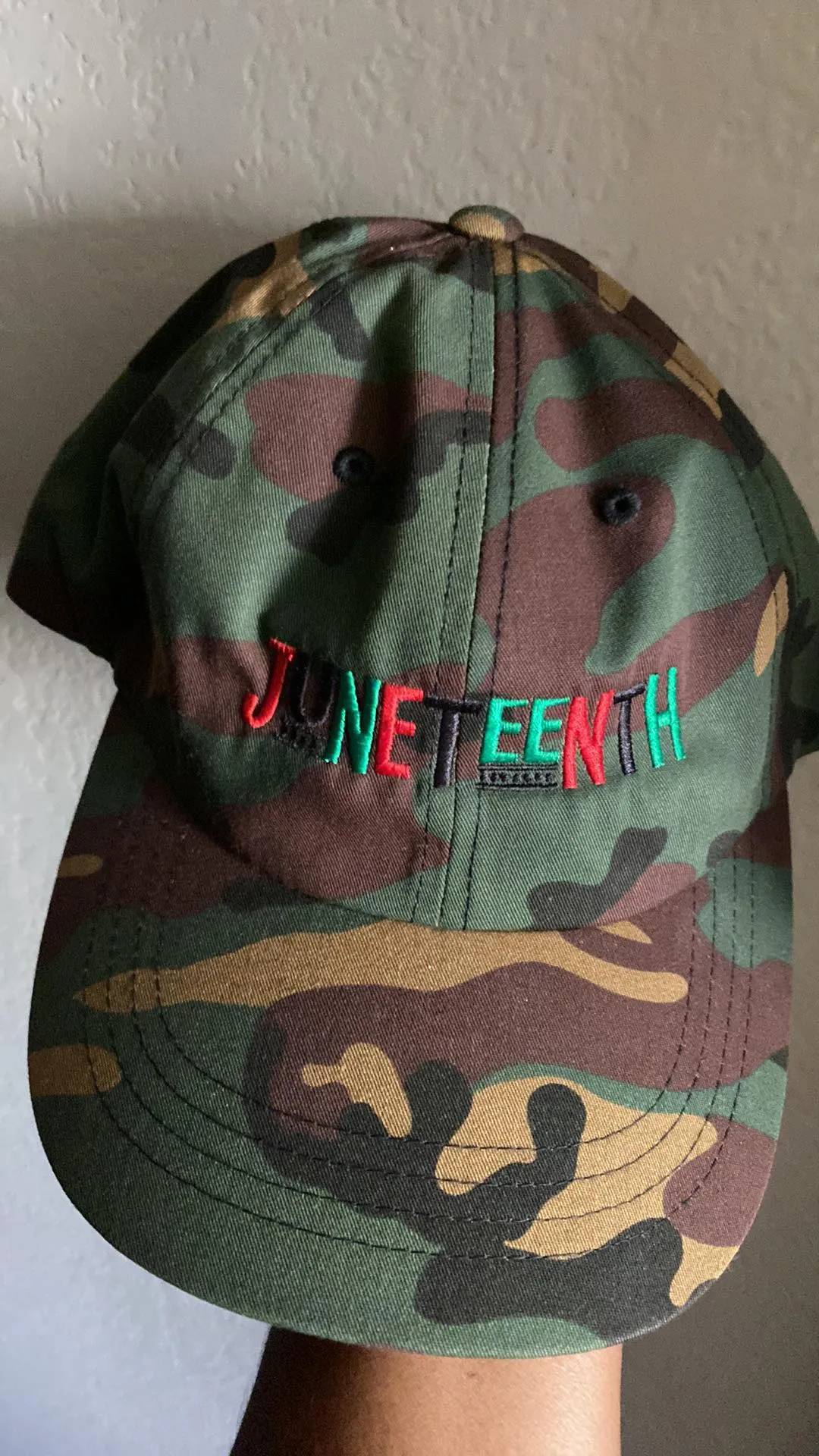 Juneteenth Pan African RBG Dad hat