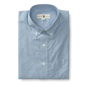 Lawrence Micro Gingham Cotton Poplin Sport Shirt